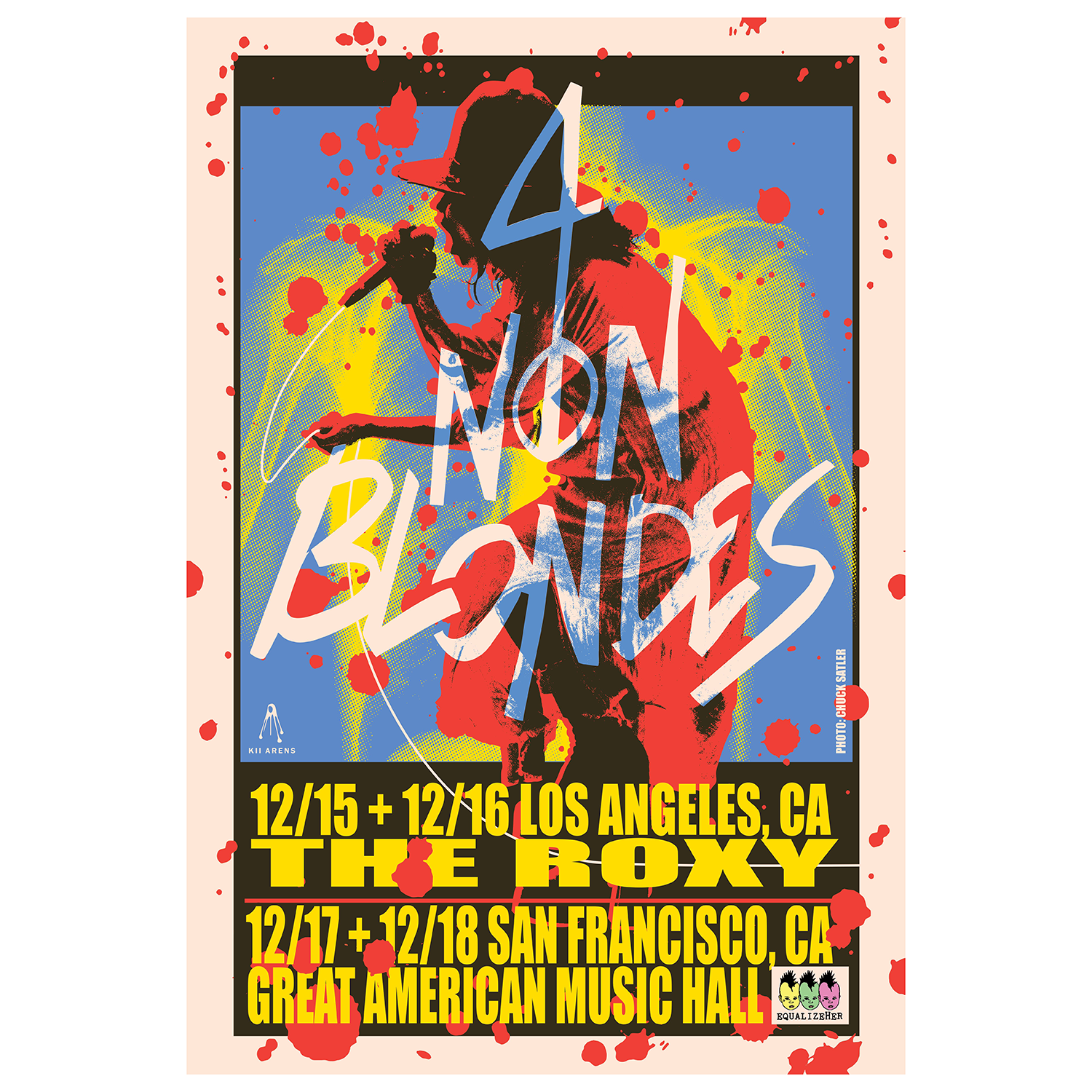4 Non Blondes - Tour Poster 2025 – Hi Fidelity Entertainment