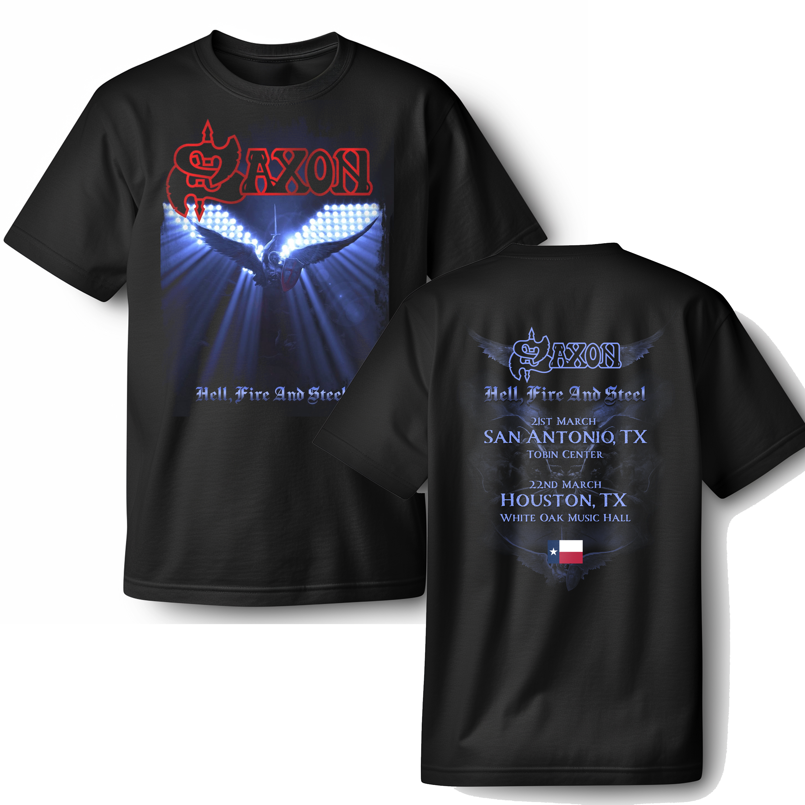 SAXON Destiny tour1988 Tシャツ SAXON Destiny tour1988 Tシャツ Vintage Saxon Destiny Tour