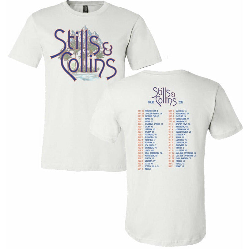 Stills & Collins - Mountain and Sea 2017 Tour T-Shirt