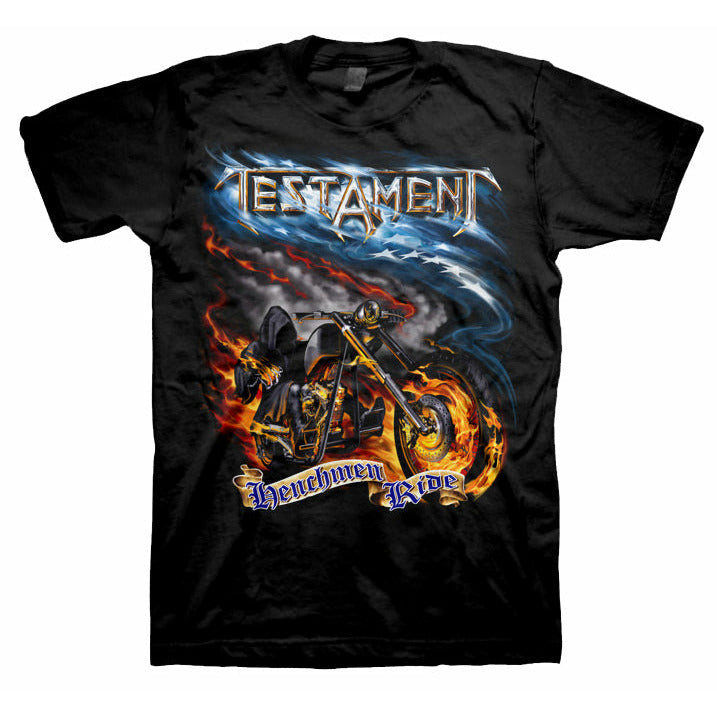 Testament Henchmen Ride 2010 Tour TShirt Hi Fidelity Entertainment