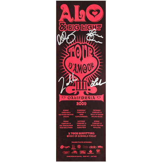Bradly Bifulco - Tour d'Amour III 2009 Poster - Signed by Band