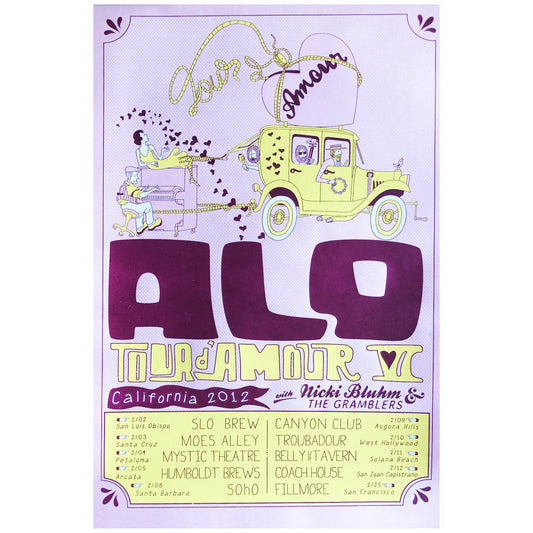 Tony DeBoom - Tour d'Amour VI 2012 Poster 
