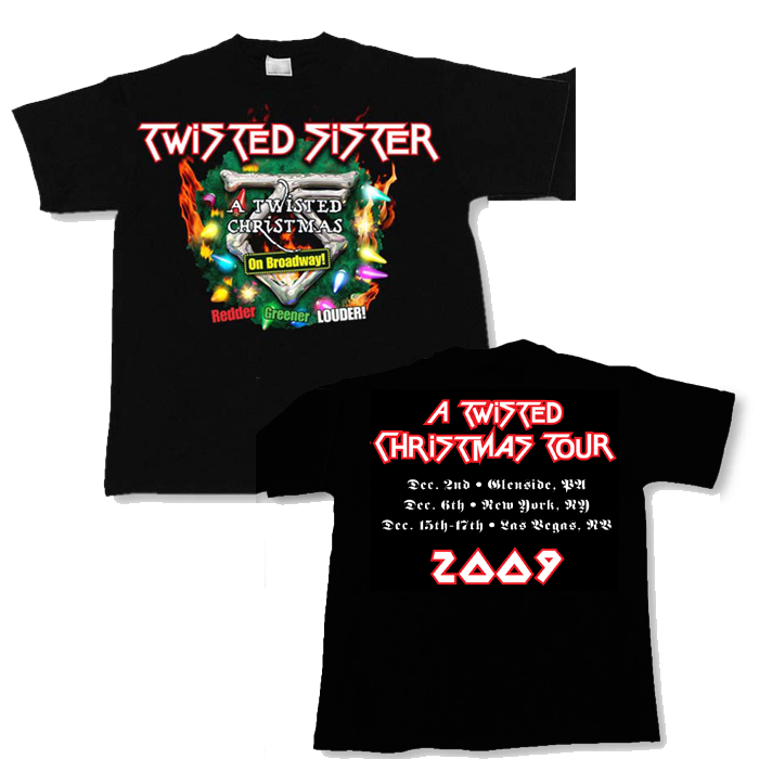 Twisted Sister - 2009 Twisted Christmas Tour T-Shirt