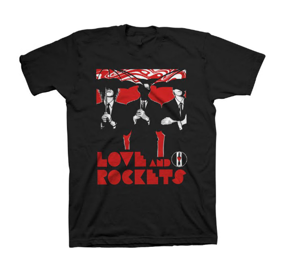 Love & Rockets 2023 Tour Tee with dates Hi Fidelity Entertainment