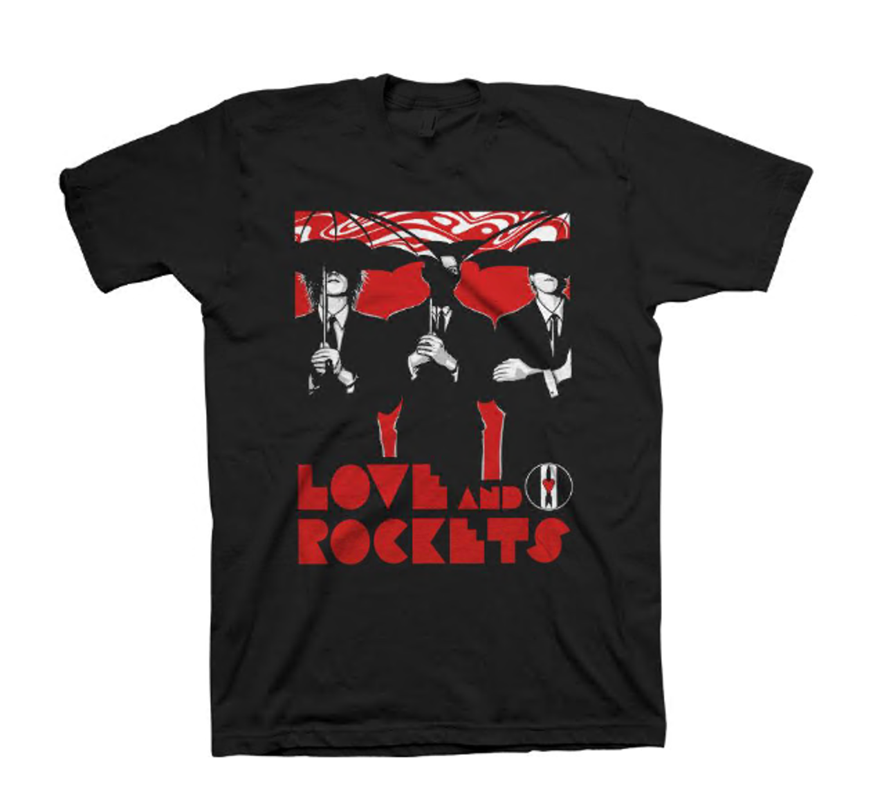 Love and Rockets 2023 Tour Tee with dates