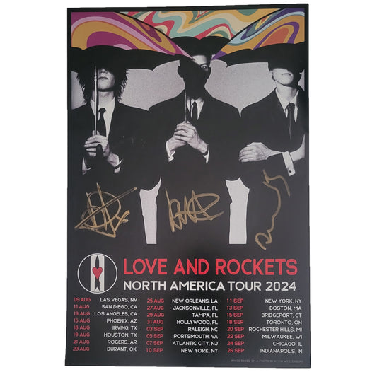 Love and Rockets - 2024 Umbrella Itinerary Poster (Signed)