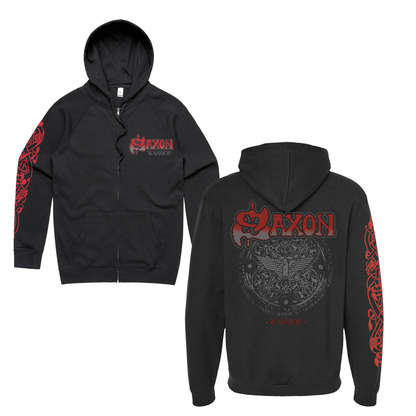 Saxon “Warrior" Full Zip Hoodie