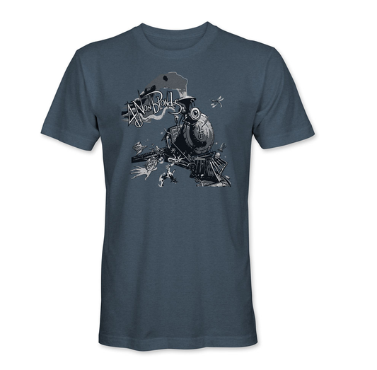 4 Non Blondes - Train Tee - Indigo Blue