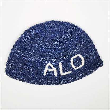 ALO Hand Knit Beanies with Block Logo