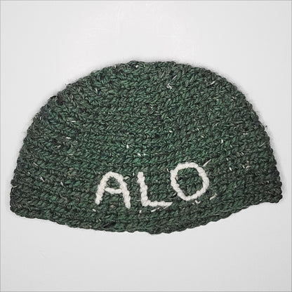 ALO Hand Knit Beanies with Block Logo