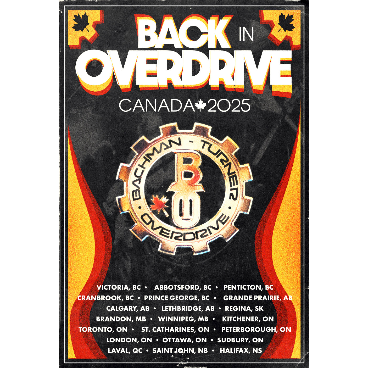 BTO Canada Tour Poster