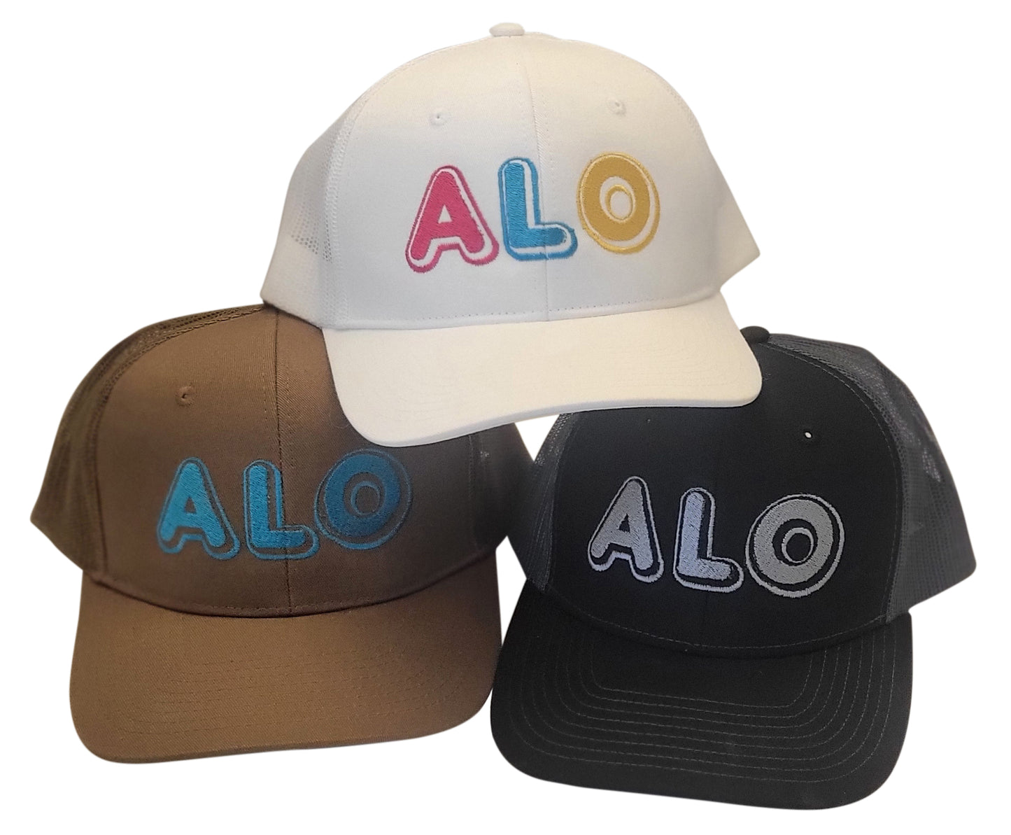 ALO Bubble Logo Trucker Cap