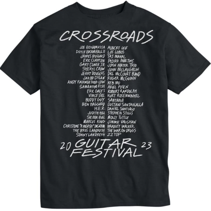 Sliced Guitar Line Up Tee - Black