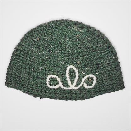 ALO Hand Knit Beanies with Cursive Logo