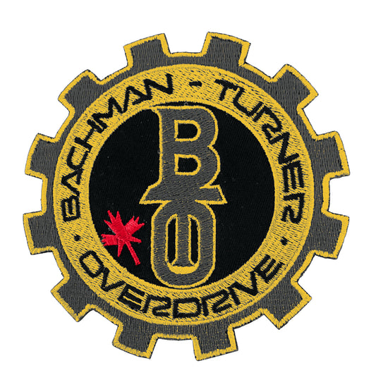 Yellow Gear 4" Embroidered Patch