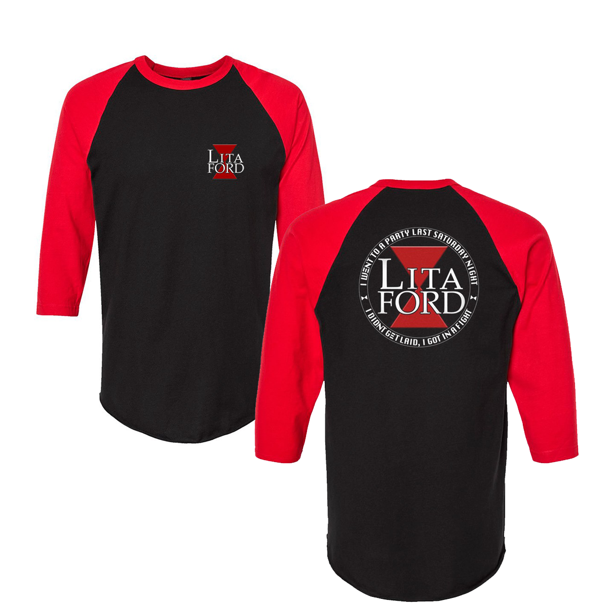 Lita Ford -  I Went to a Party Raglan