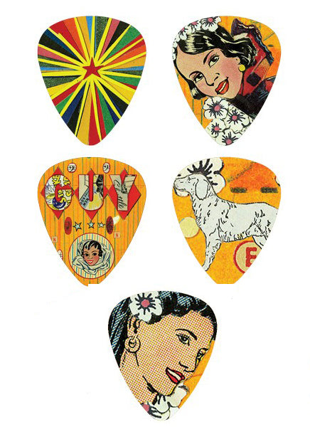 Steve Earle "Guy" 5 Pick Set