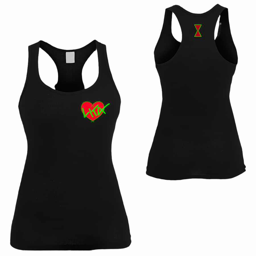 Lita Ford Heart Stitch Racerback Tank - Womens