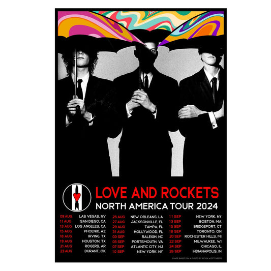 Love and Rockets - 2024 Umbrella Itinerary Poster