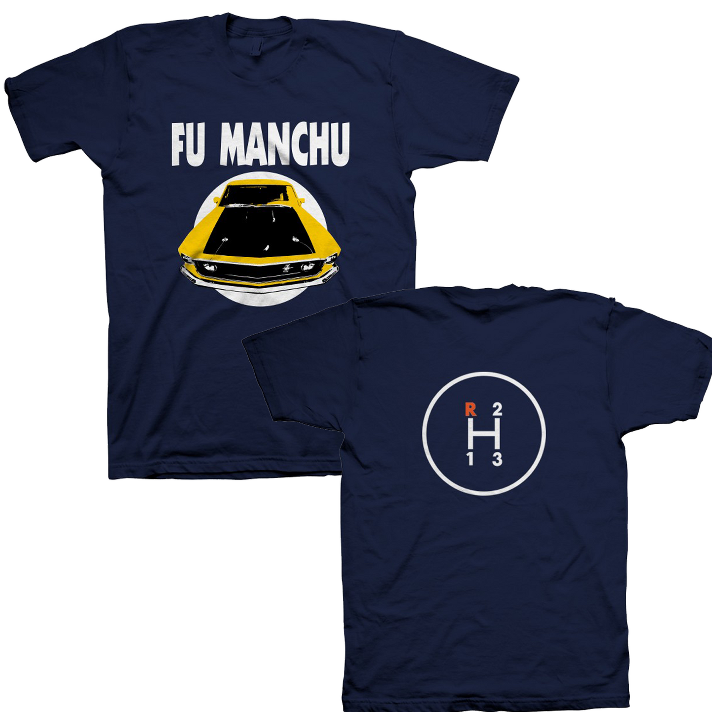 Fu Manchu - Mach One Navy T-Shirt *PRE-ORDER*