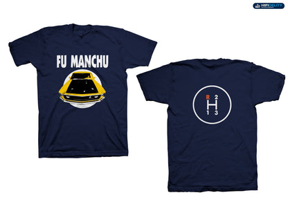 Fu Manchu - Mach One Navy T-Shirt *PRE-ORDER*