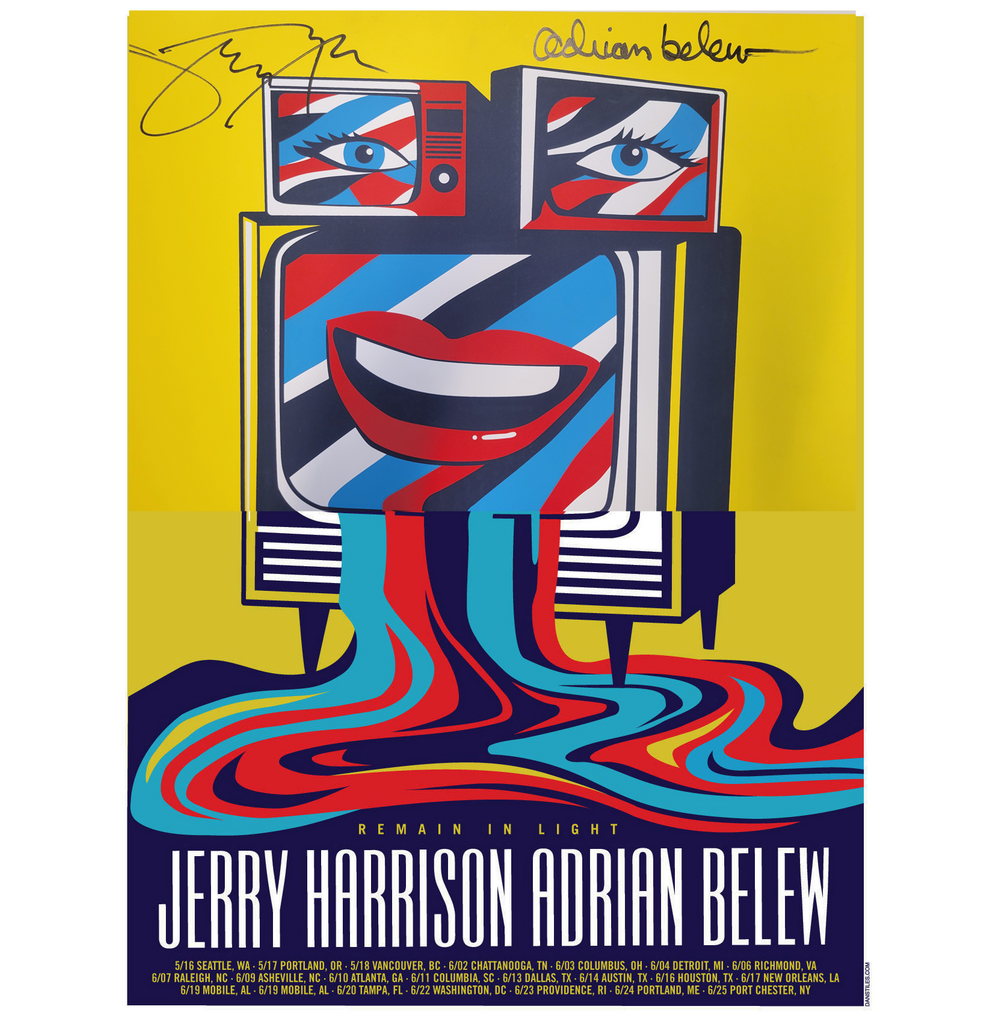 Remain in Light - Spring 2023 Tour Poster (Signed)