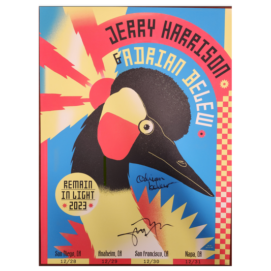 Remain in Light - December 2023 Tour Poster (Signed)