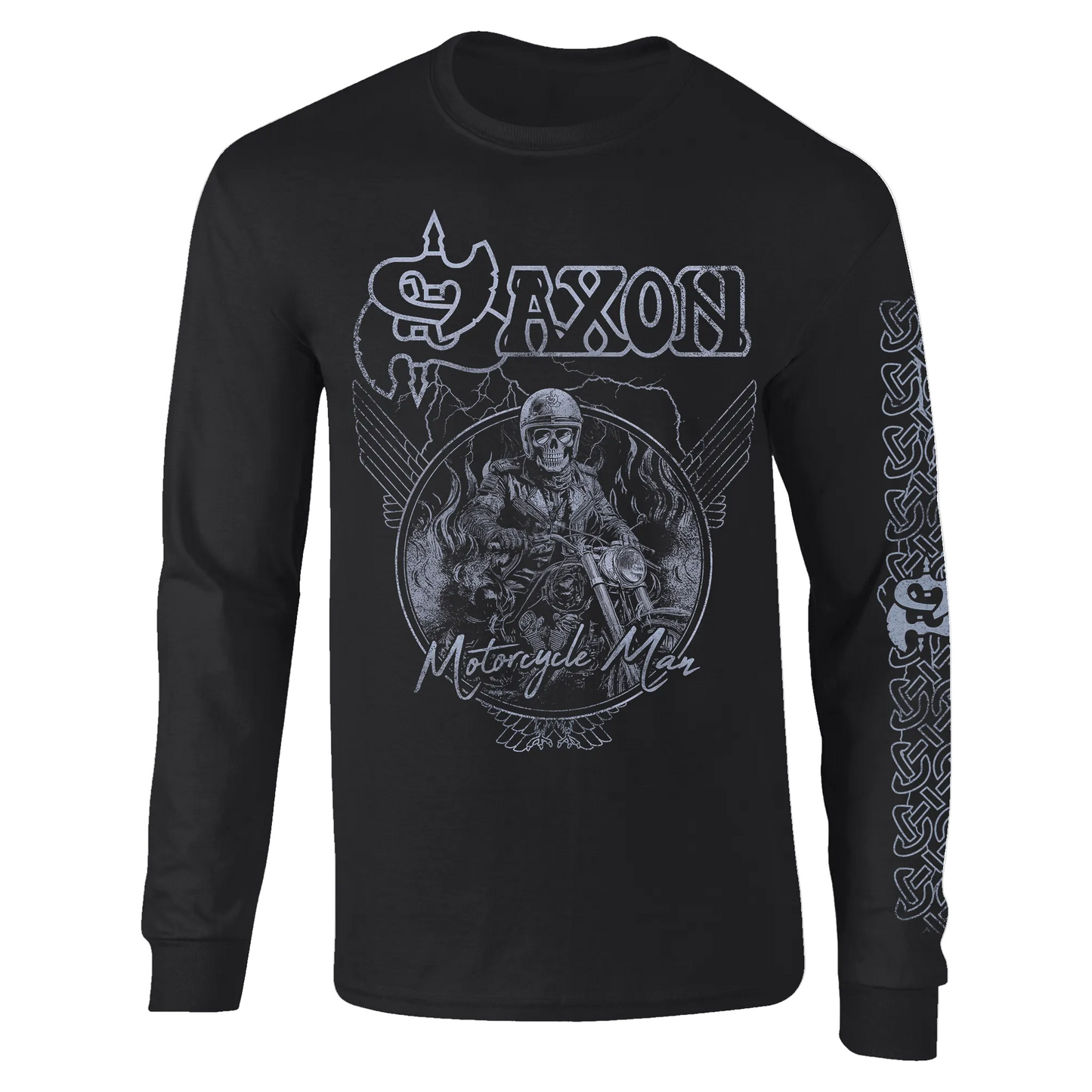 Saxon Motorcycle Man L/S Tee