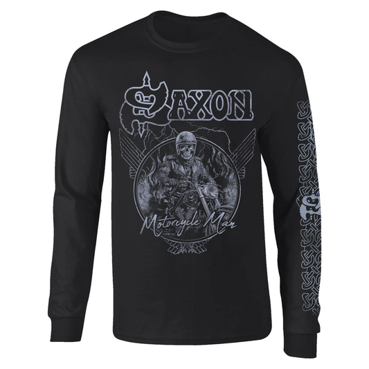 Saxon Motorcycle Man L/S Tee