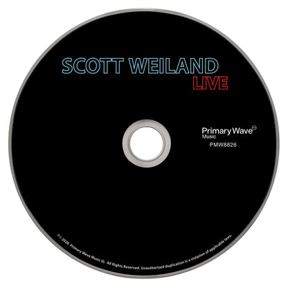 Scott Weiland: LIVE CD Bundle (PRE-ORDER)