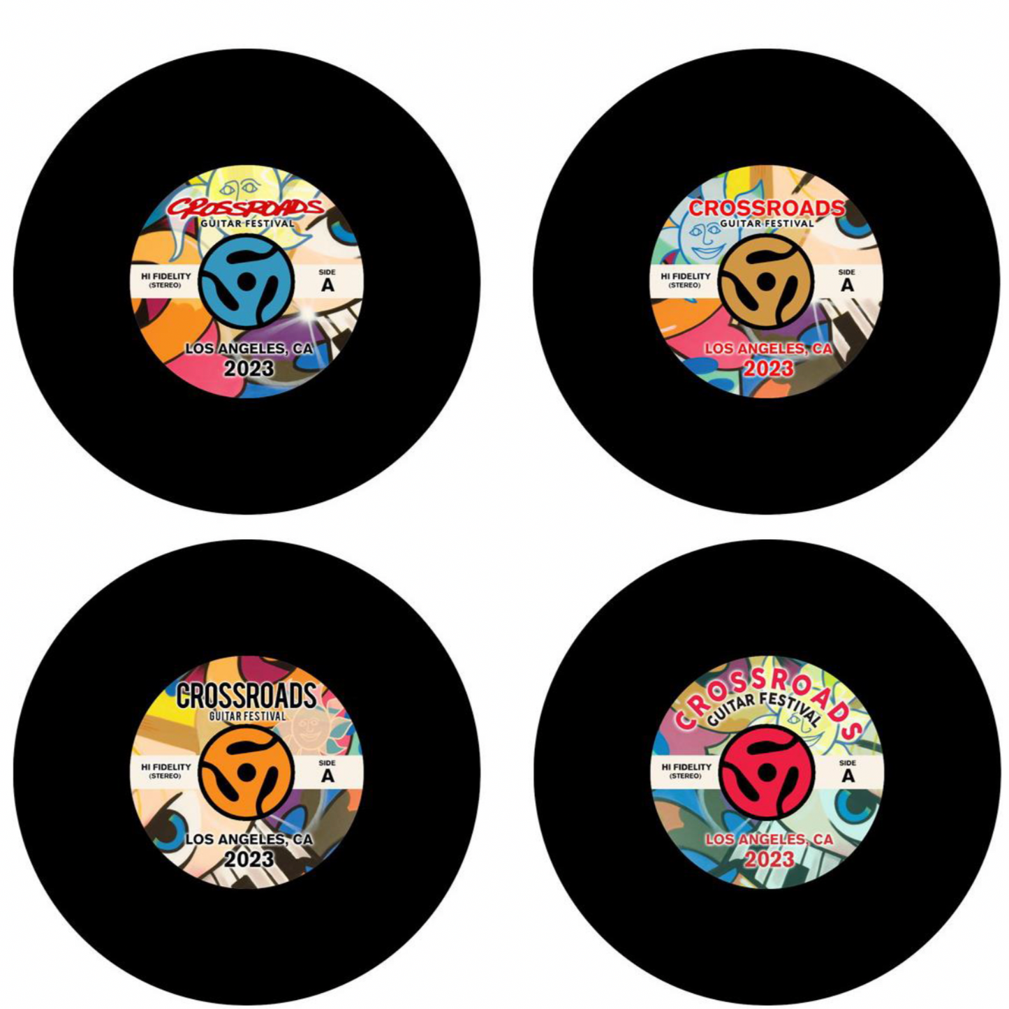 Vinyl Coaster Set of 4