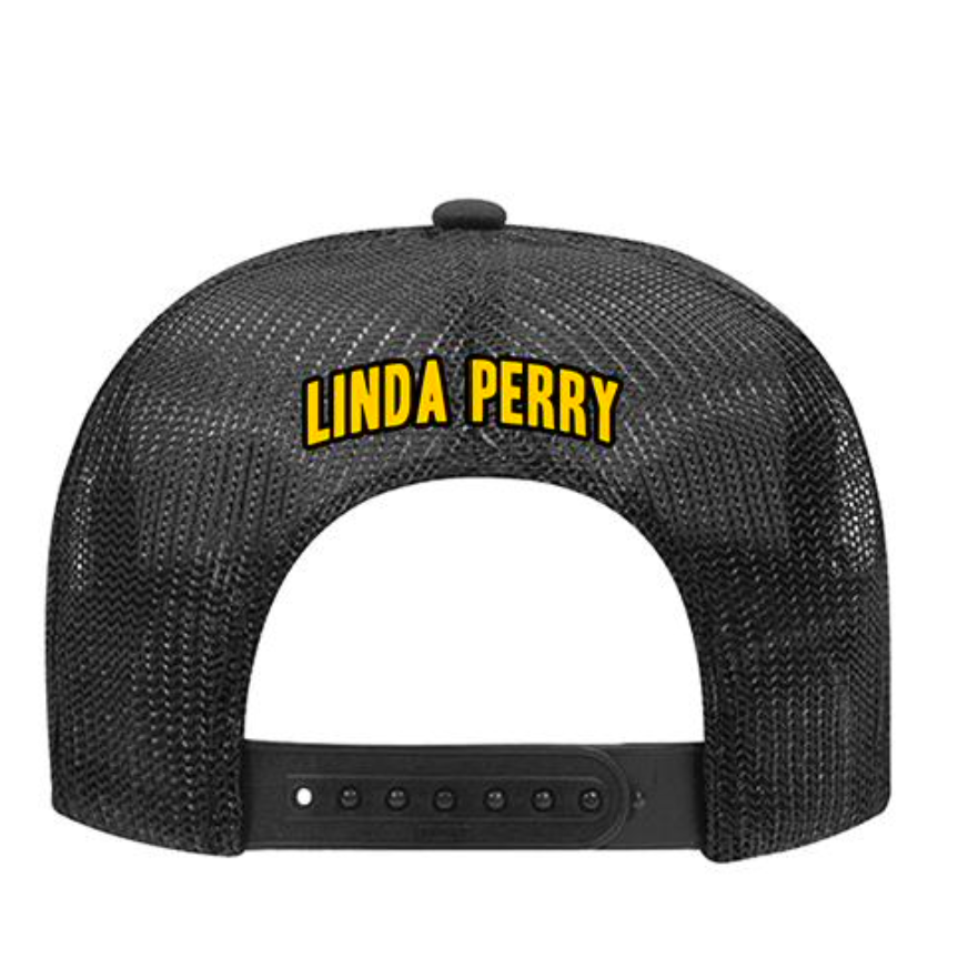 Linda Perry - Black Trucker Hat