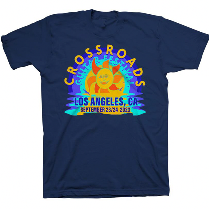 2023 Event Sun Logo Line Up Tee - Navy