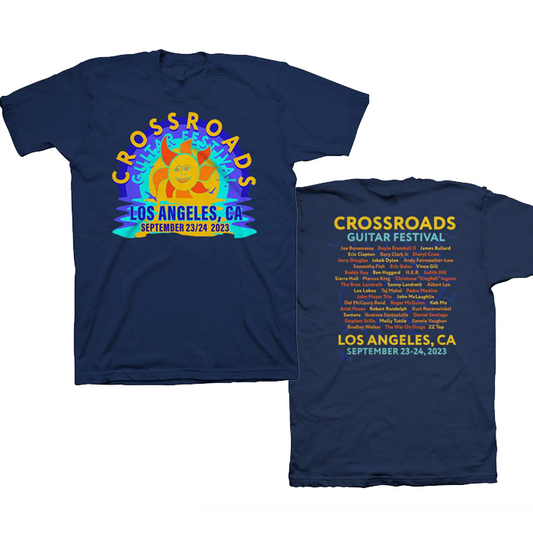 2023 Event Sun Logo Line Up Tee - Navy