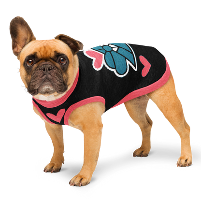 Divided Sky - Knitted Dog Sweater - Women's Scholarship Fund Logo