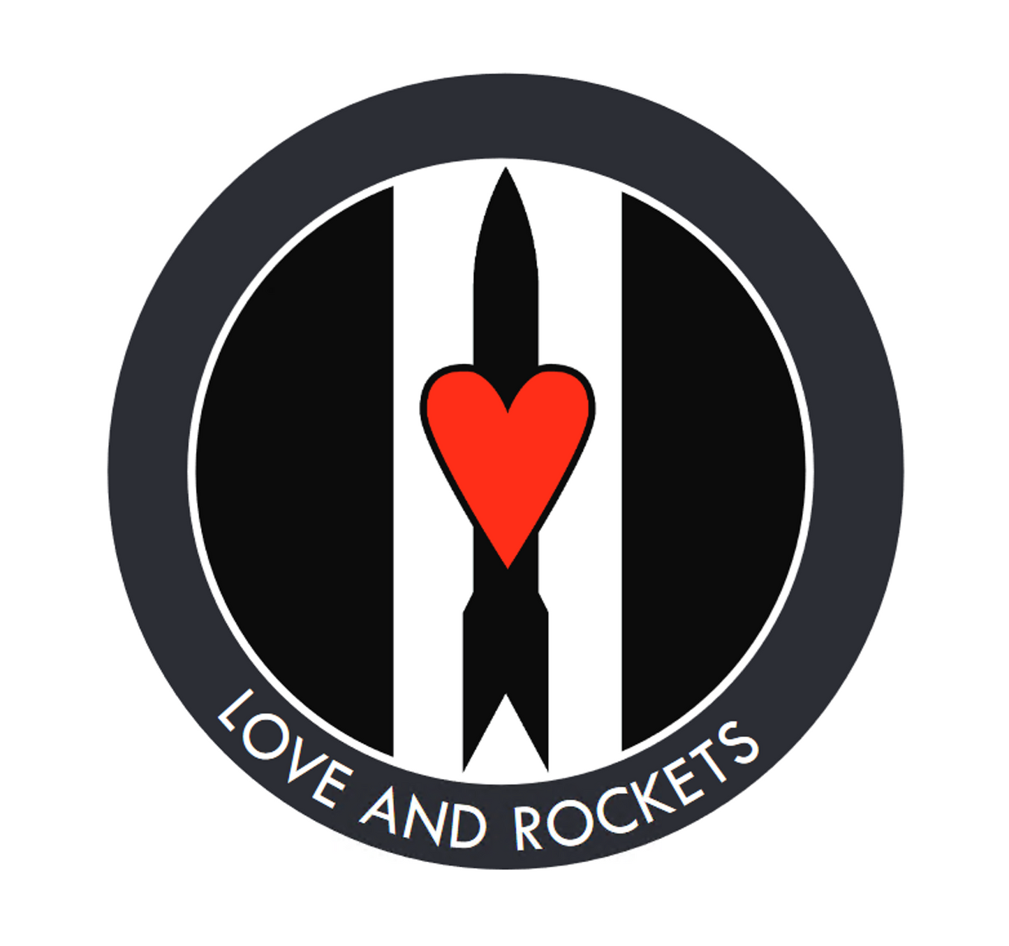 Love and Rockets - Logo Sticker