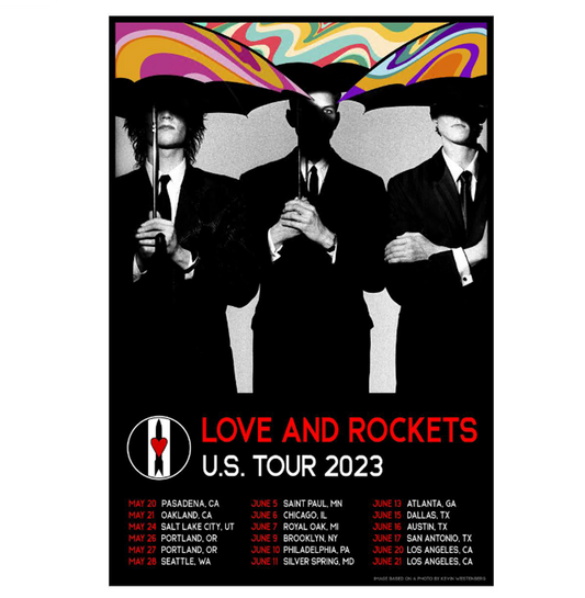 Love and Rockets - 2023 Umbrella Itinerary Poster