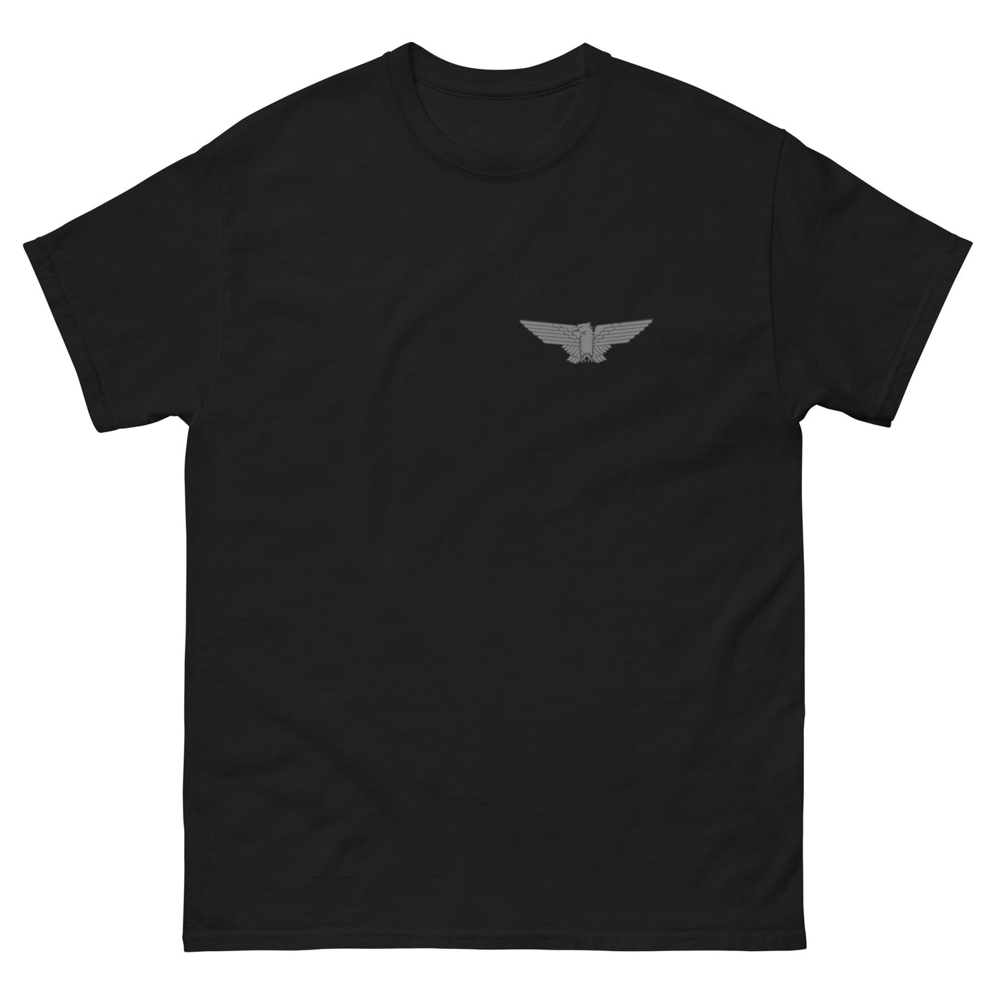 Saxon Eagle Crest Black Tee