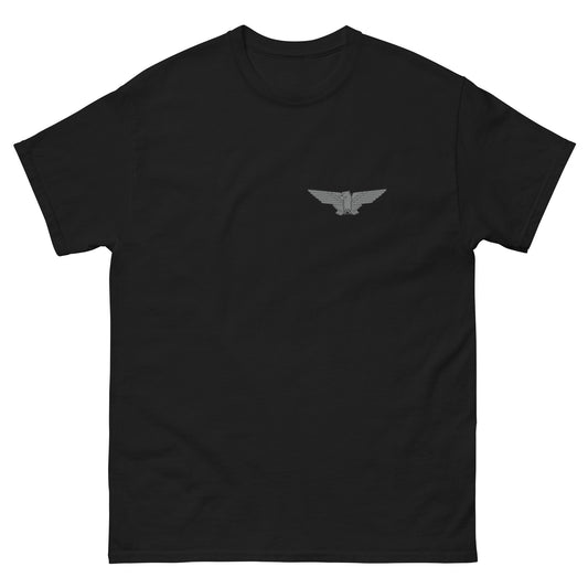 Saxon Eagle Crest Black Tee