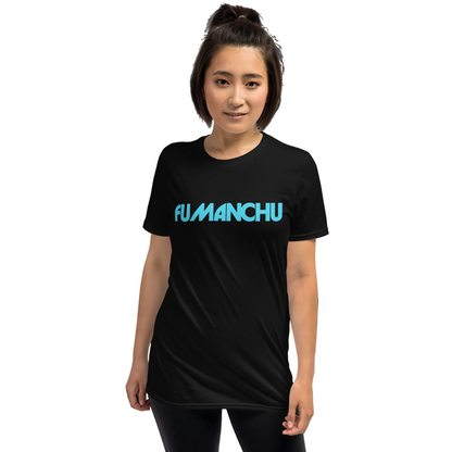 Fu Manchu - Blue Logo - Unisex Classic Tee