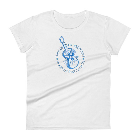 Turn Up for Recovery (TUFR) Ladies Tee- White