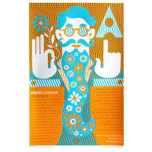 Michael Wertz "Spring/Summer 2012 Tour" Poster - Signed/Numbered by Artist