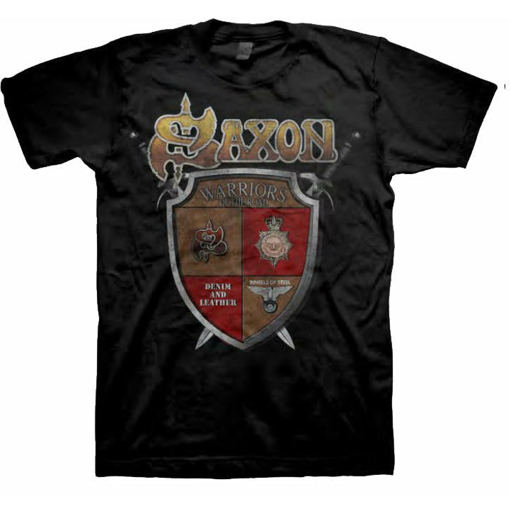 Saxon - Shield 35th Anniversary World Tour 2014 T-Shirt