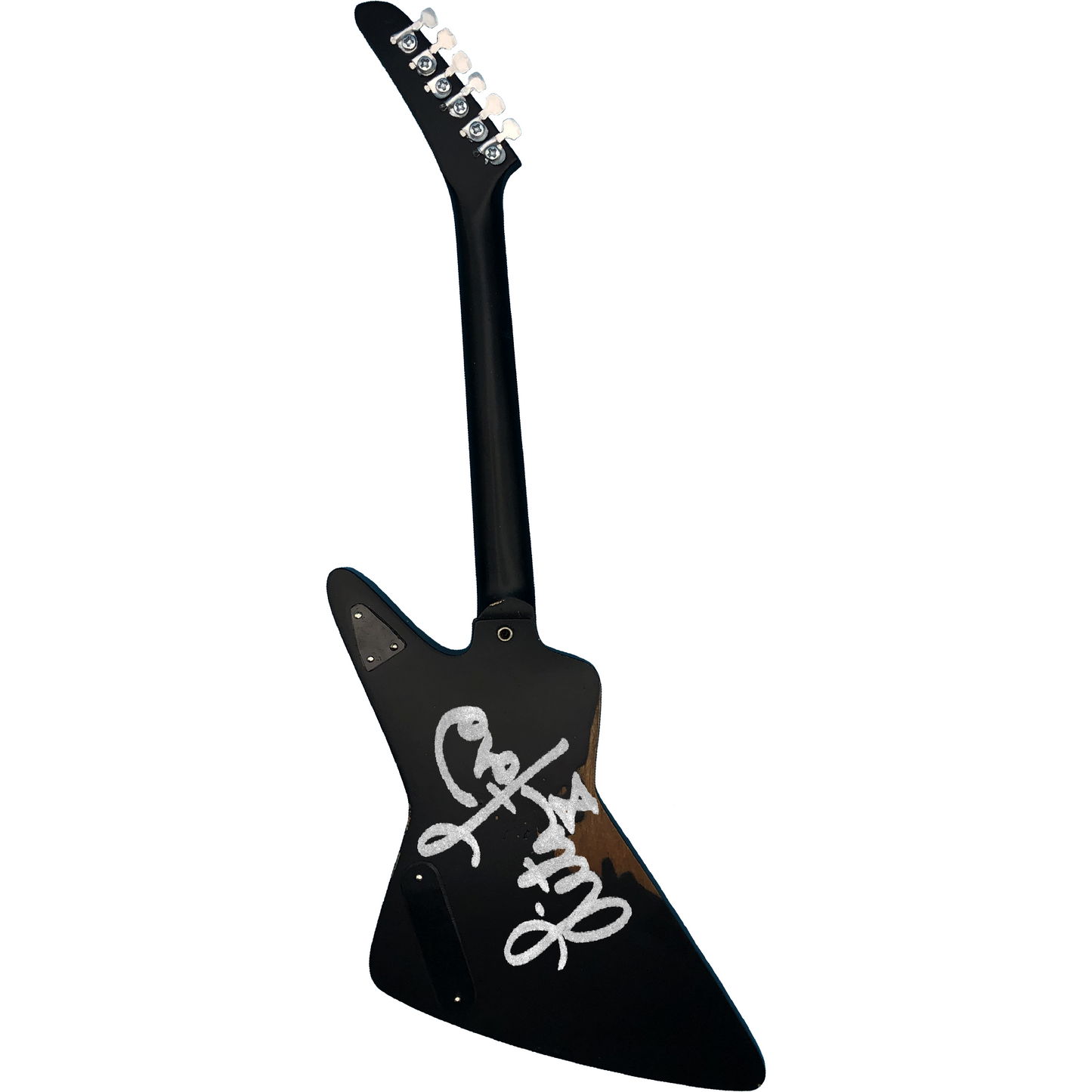 Lita Ford - Limited Edition Signed Mini Replica Black Hamer Guitar