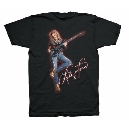 Lita Ford - Red Porch Photo T-Shirt - NEW