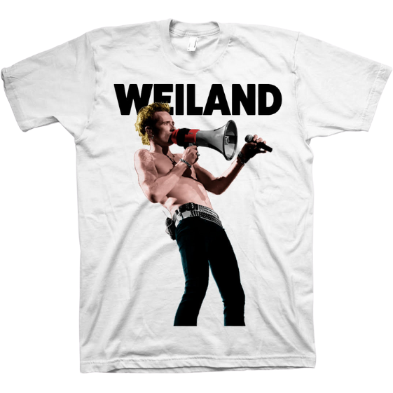 Scott Weiland - Megaphone T-Shirt White