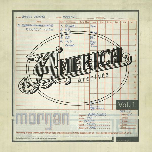 America - Archives Vol. 1 CD