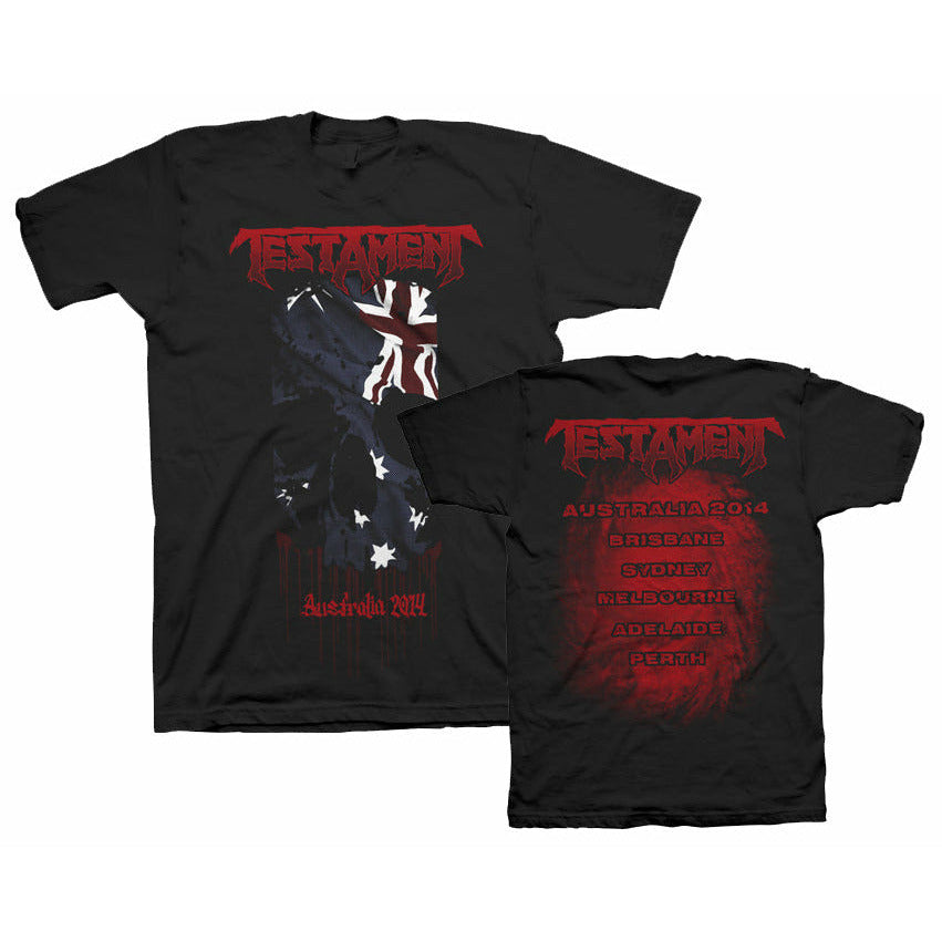 Testament - 2014 Australian Tour T-Shirt
