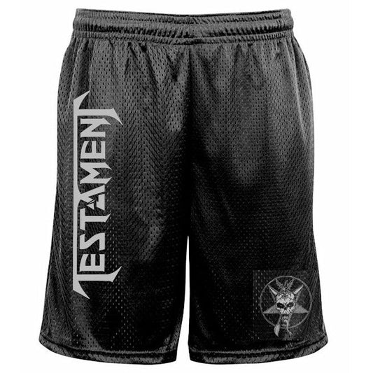 Testament - Legacy Skull Basketball Shorts - Black