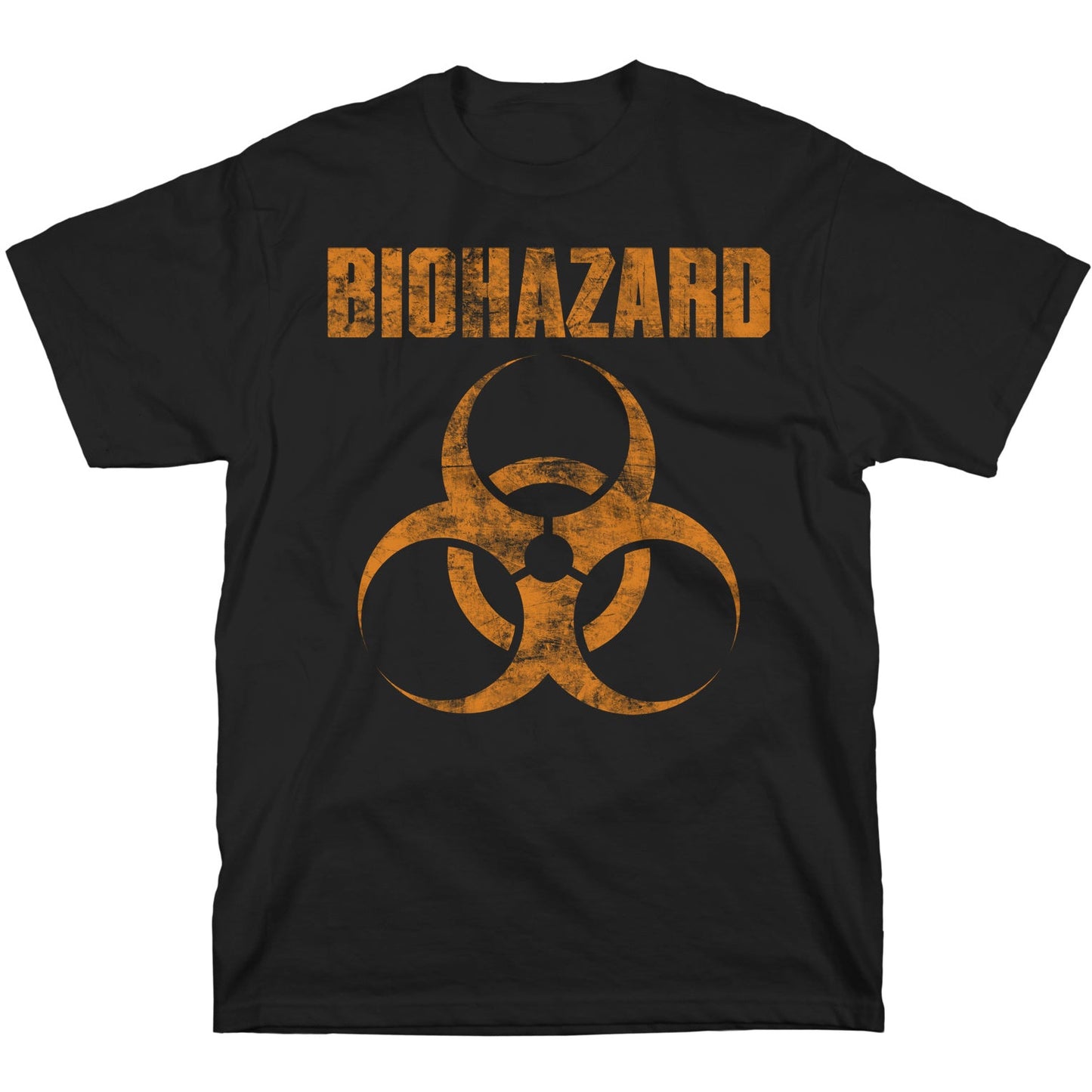 Biohazard - Distressed Logo T-Shirt - Black